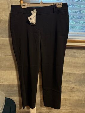 Karl Lagerfeld Black Essentials Straight-Leg Pants